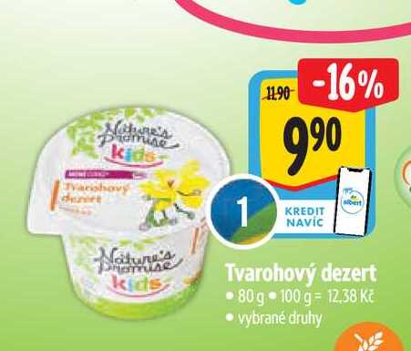  Tvarohový dezert 80 g 