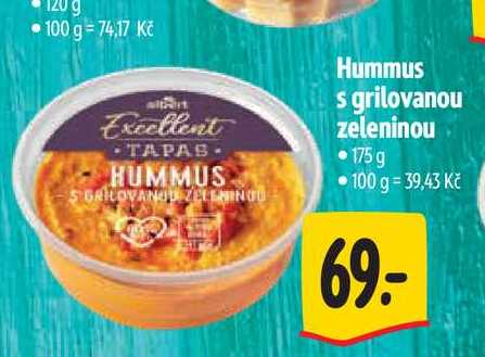   Hummus s grilovanou zeleninou 175 g 