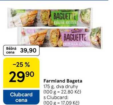 Farmland Bageta, 175 g 
