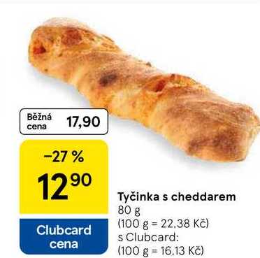 Tyčinka s cheddarem, 80 g 