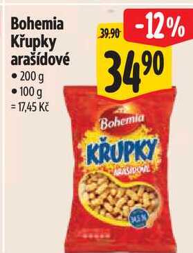 Bohemia Křupky arašídové, 200 g