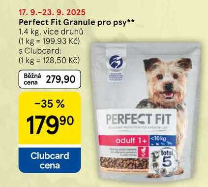 Perfect Fit Granule pro psy, 1,4 kg 