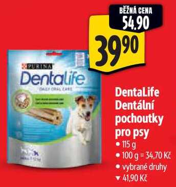 DentaLife Dentální pochoutky pro psy, 115 g