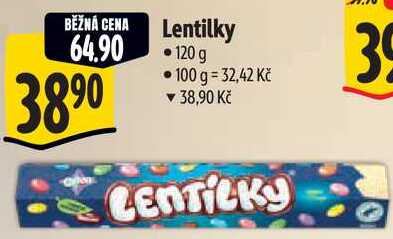 Lentilky, 120 g 