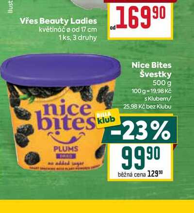 Nice Bites Švestky 500 g 