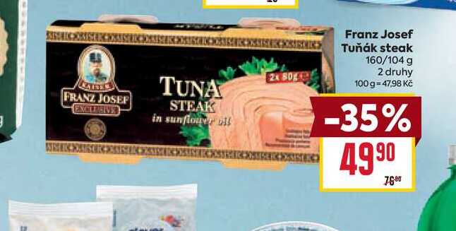 Franz Josef Tuňák steak 160/104 g