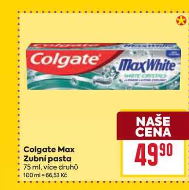 Colgate Max Zubní pasta 75 ml