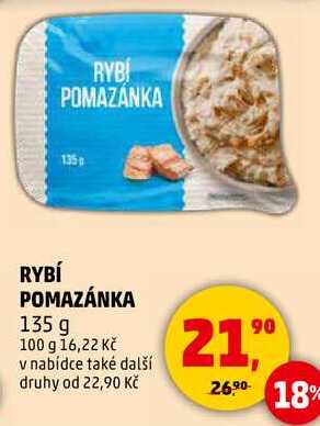 RYBÍ POMAZÁNKA, 135 g