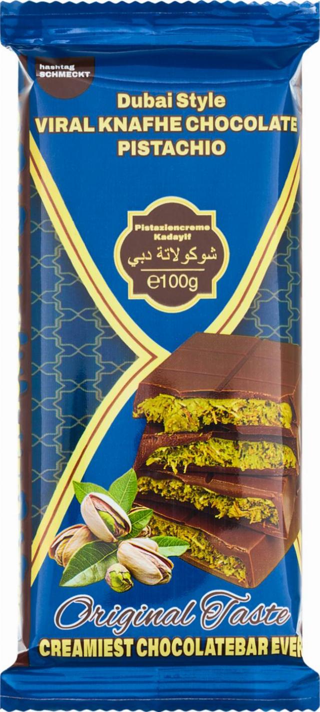 Dubai style Plněná čokoláda