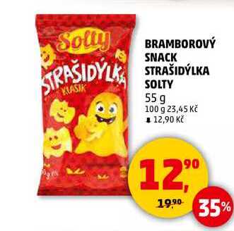 BRAMBOROVÝ SNACK STRAŠIDÝLKA SOLTY, 55 g