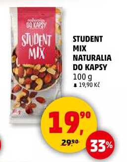 STUDENT MIX NATURALIA DO KAPSY, 100 g 