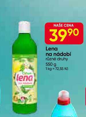 Lena na nádobí různé druhy 550 g