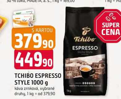 TCHIBO ESPRESSO STYLE 1000 g káva zrnková