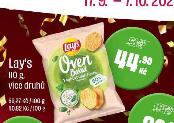 Lay's 110 g, více druhů 