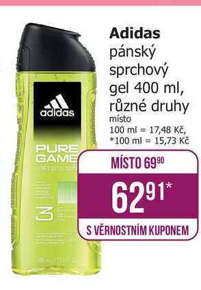 Adidas Sprchový gel 250ml