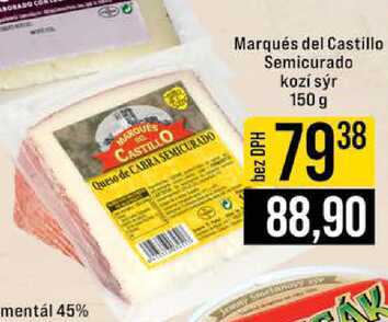 Marqués del Castillo Semicurado kozí sýr 150 g