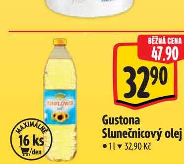   Gustona Slunečnicový olej  1 l