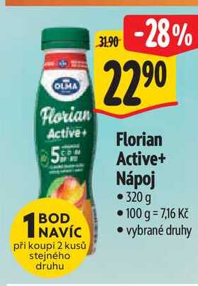   Florian Active+ Nápoj  320 g 