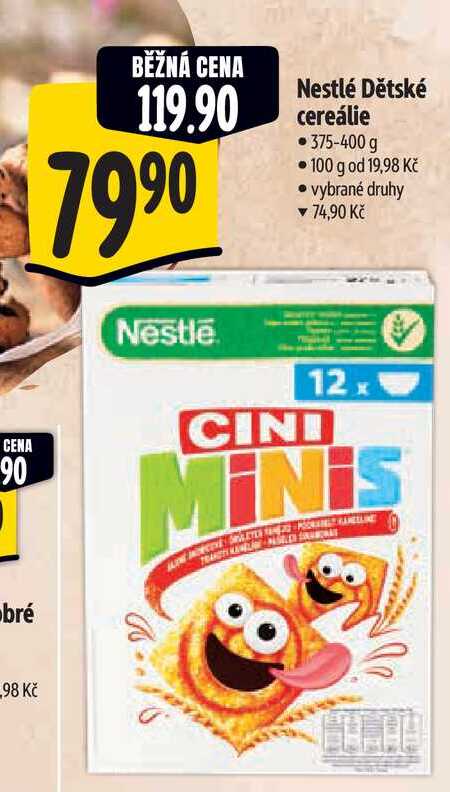   Nestlé Dětské cereálie 375-400 g 