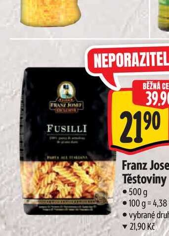   Franz Josef Těstoviny 500 g 