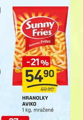 HRANOLKY AVIKO 1 kg, mražené 
