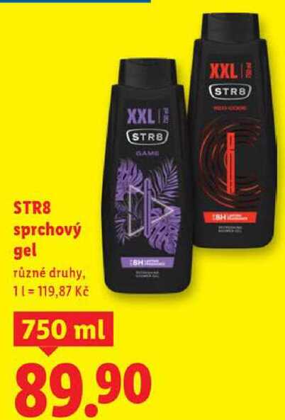 STR8 sprchový gel, 750 ml