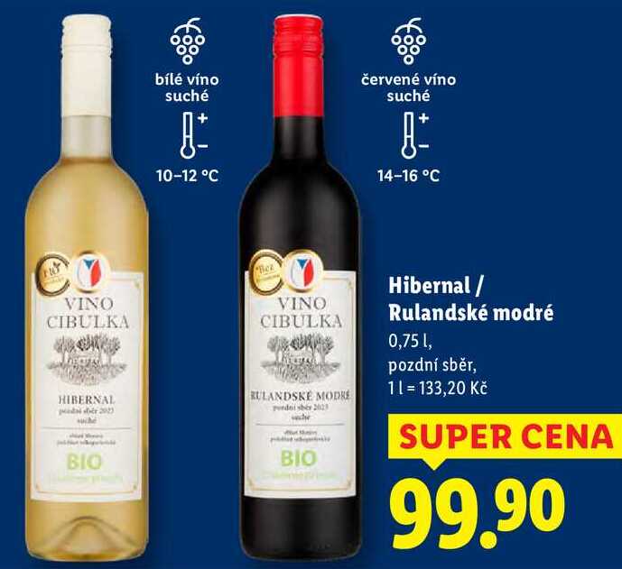 Hibernal/Rulandské modré, 0,75 l
