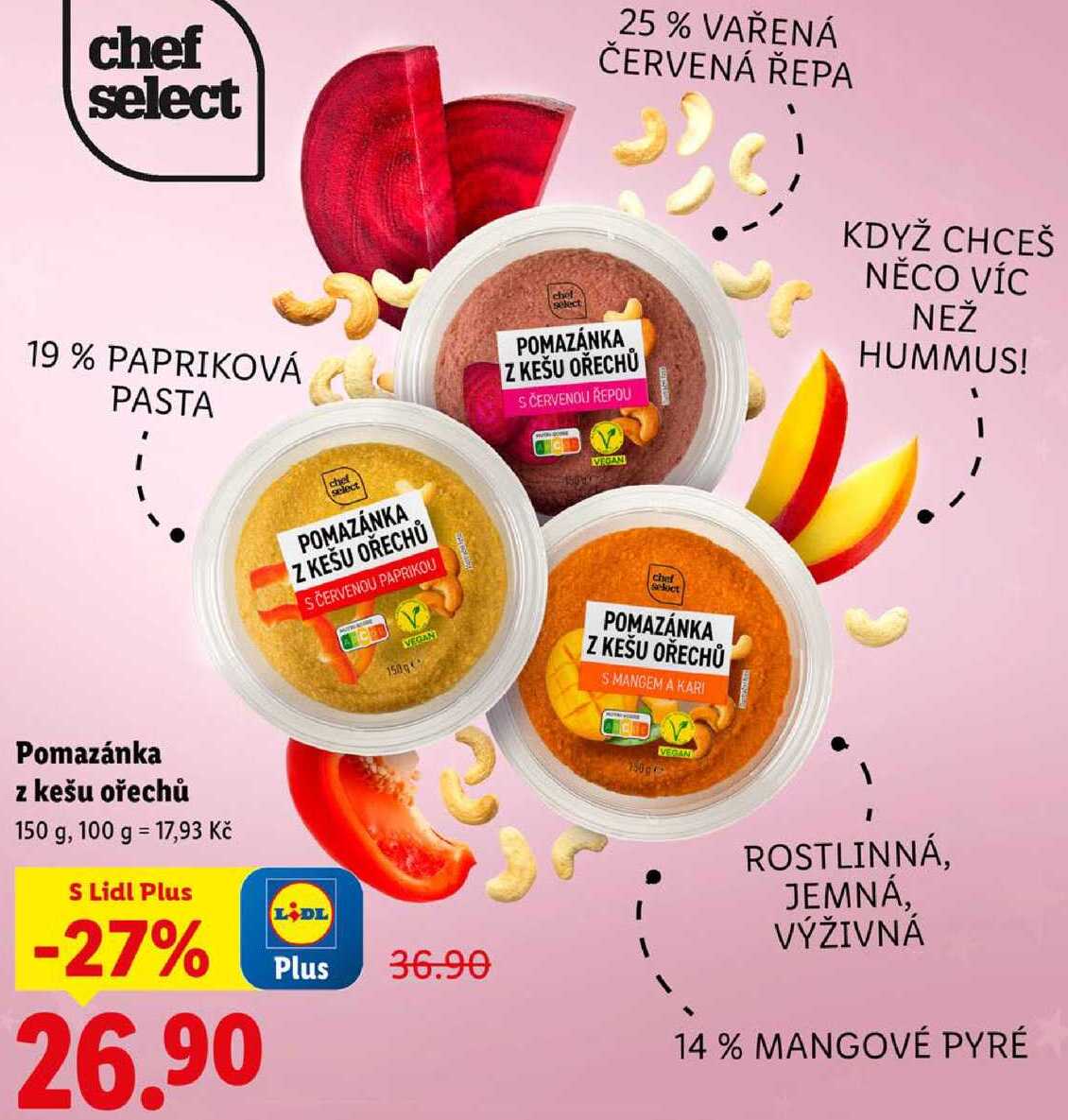 Pomazánka z kešu ořechů, 150 g
