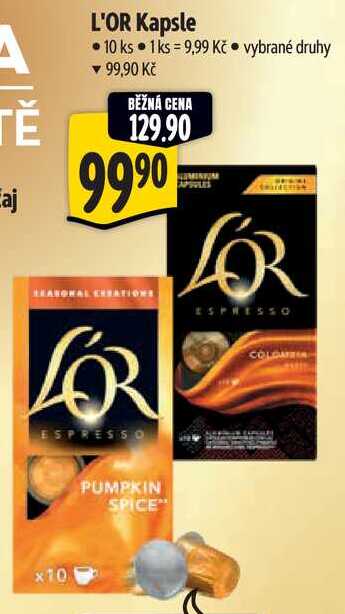 L'OR Kapsle, 10 ks 