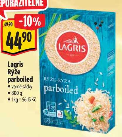 Lagris Rýže parboiled, 800 g