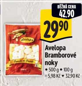 Avelopa Bramborové noky, 500 g 