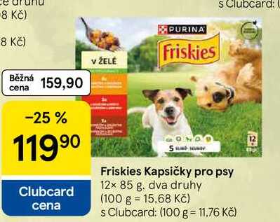 Friskies Kapsičky pro psy, 12× 85 g 