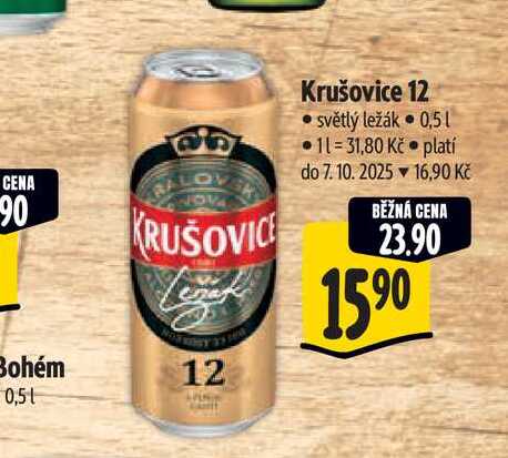  Krušovice 12 0,5 l