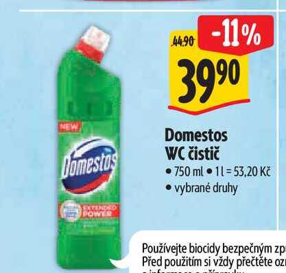  Domestos WC čistič 750 ml 