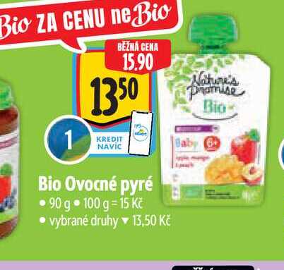   Bio Ovocné pyré  90 g
