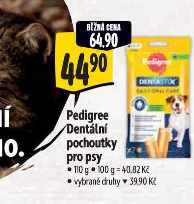   Pedigree Dentální pochoutky pro psy 110 g