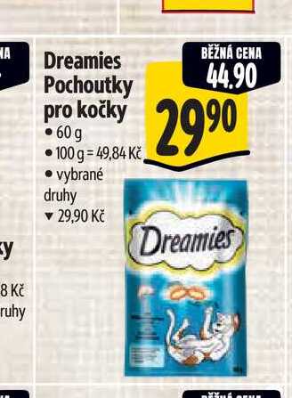   Dreamies Pochoutky pro kočky 60g 