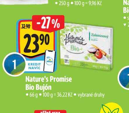   Nature's Promise Bio Bujón  66 g 