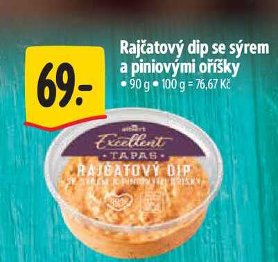 Rajčatový dip se sýrem a piniovými oříšky 90 g 