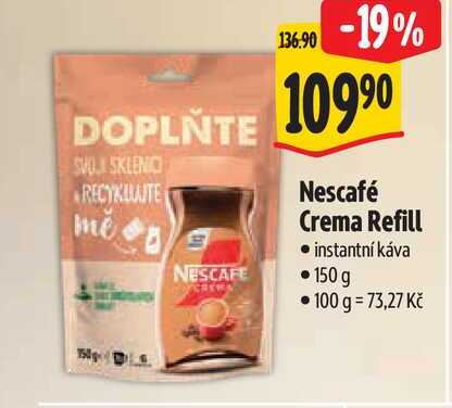   Nescafé Crema Refill 150 ml