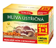 TEREZIA HLÍVA ÚSTŘIČNÁ S RAKYTNÍKOVÝM OLEJEM