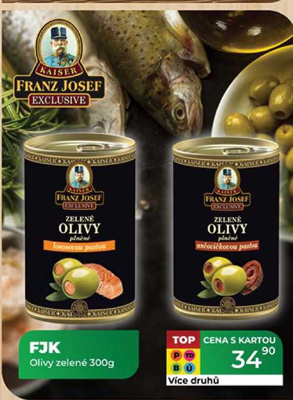 FJK Olivy zelené 300g  