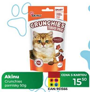 Akinu Crunchies pamlsky 50g 