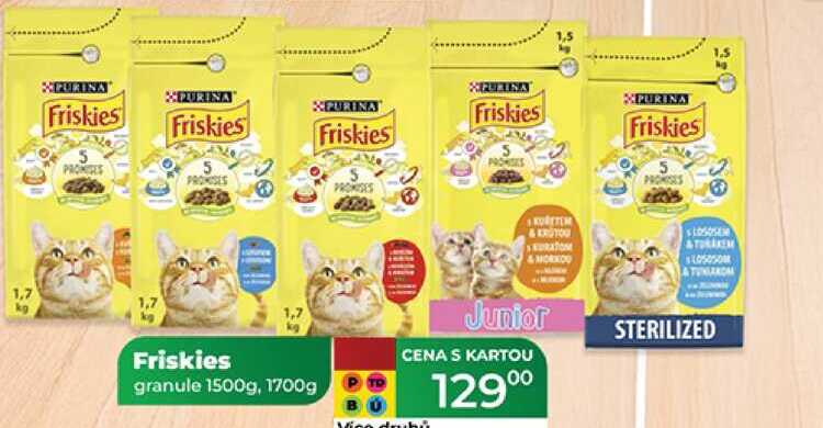 Friskies granule 1500g, 1700g  