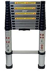 ASIST ALU TELESKOPICKÝ ŽEBŘÍK „AR99-6250”, 9 PŘÍČEK, 2,5 M
