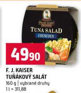 F. J. KAISER TUŇÁKOVÝ SALÁT 160 g