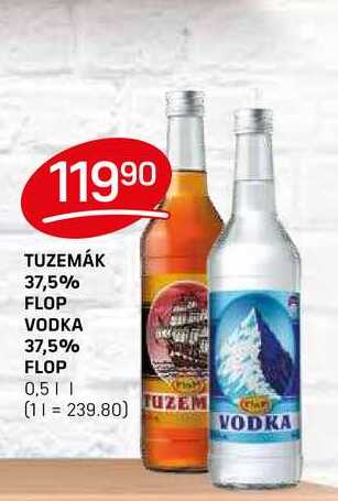 FLOP VODKA 37,5% 0,5l