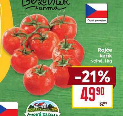 Rajče keřík volné, 1kg 