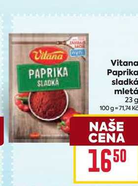Vitana Paprika sladká mletá 23 g
