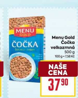 Menu Gold Čočka velkozrnná 500 g 